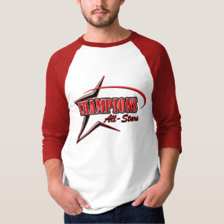 Camisa vermelha & branca da competição