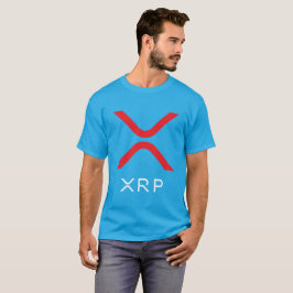 Camisa vermelha & branca da ondinha de XRP do