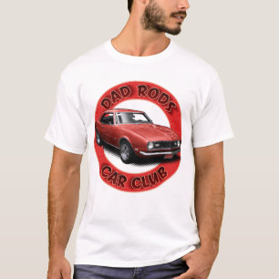 Camisa Vermelha Camaro do Dad Rods Car Club