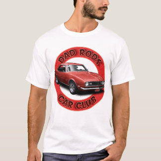 Camisa Vermelha Camaro do Dad Rods Car Club