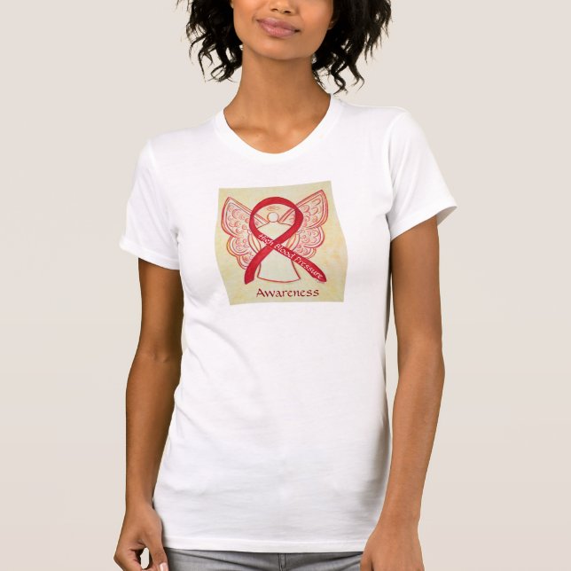 Camisa Vermelha com Sensibilização para Pressão Ar (Frente)