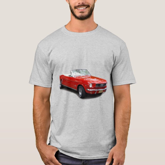 Camisa vermelha convertível 1966 (Frente)