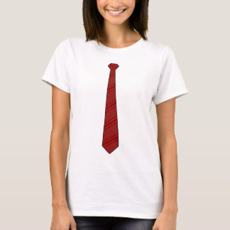 Camisa vermelha da gravata