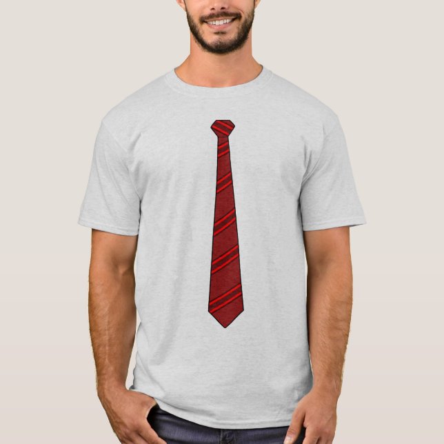 Camisa vermelha da gravata (Frente)