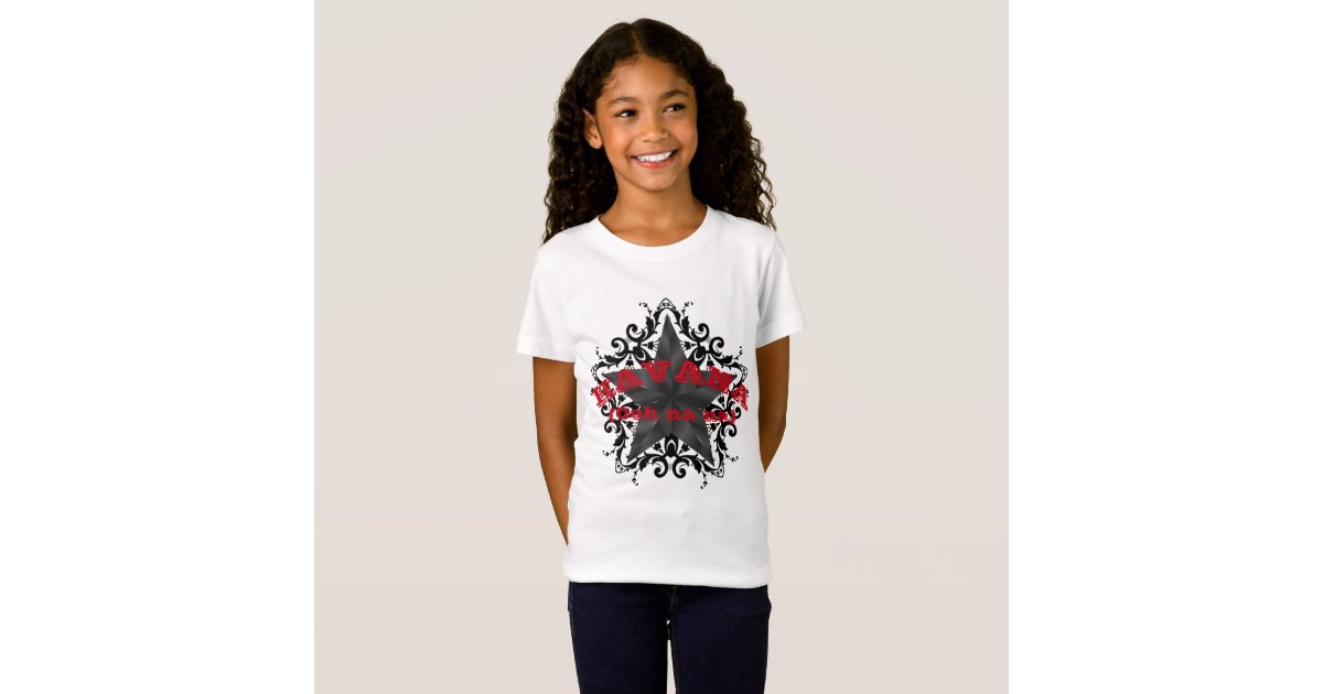 Camisa vermelha de Cuba da estrela do vintage do | Zazzle ...