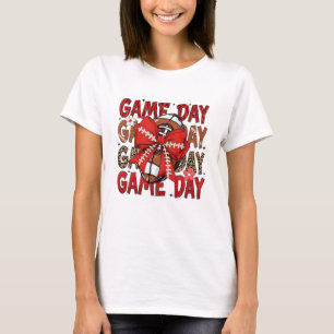 Camisa Vermelha de Futebol para Dia de Jogo – Ousa