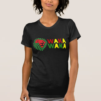 Camisa vermelha de Waka Waka da juba do verde do