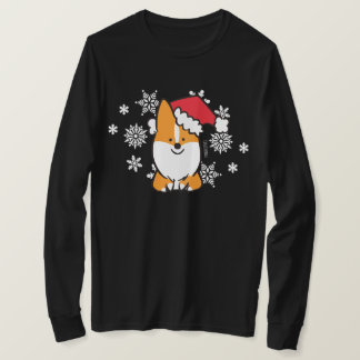 Camisa vermelha do papai noel do Corgi