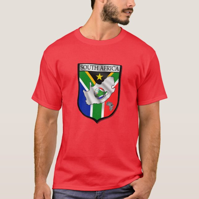 Camisa vermelha legal dos fãs de futebol de África (Frente)