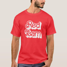 Camisa Vermelho da Equipe de Guerra Cores