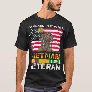 Camisa Veterana do Vietnã na Guerra do Vietnã nos 