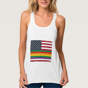 Camisa Vetorial com Desenho da Bandeira do Orgulho
