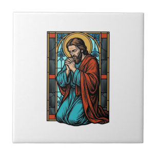 Camisa Vetorial Figura Religiosa Orando Vintage De
