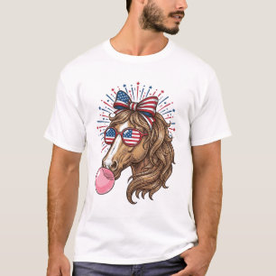 Camisa Vetorial Vintage Goma de Bolha Cavalo Patri