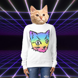 CAMISA VIDEO KITTY CAT PIXEL ART