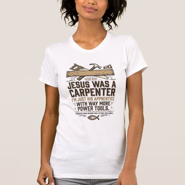 Camisa Vintage Aprendiz de Carpinteiro Jesus (Frente)