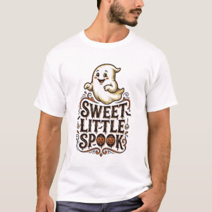 Camisa Vintage Assustadora de Fantasma Fofo de Hal