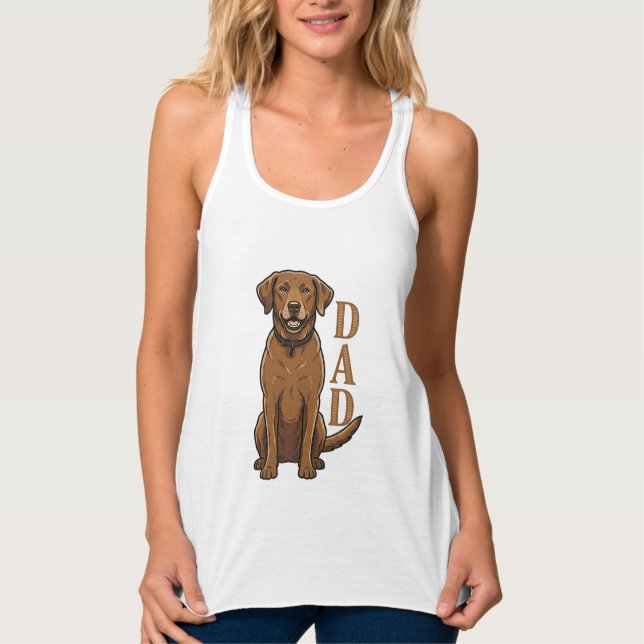 Camisa Vintage Brown Dog Dad Design_1 (Frente)