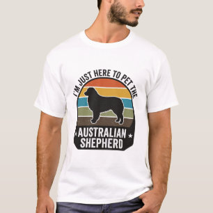 Camisa Vintage de Cachorro Amante de Australian Sh