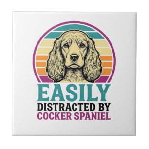 Camisa Vintage de Cachorro Cocker Spaniel Facilmen