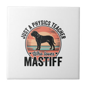 Camisa Vintage de Cachorro Mastiff que Professor d