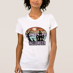 Camisa Vintage de Casa Assombrada de Halloween Des