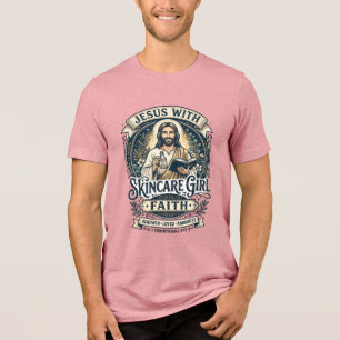 Camisa Vintage de Cuidados com a Pele Esteticista