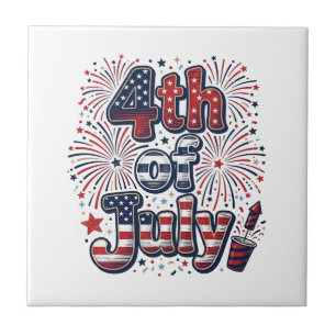 Camisa Vintage de Fogos de Artifício Patrióticos d
