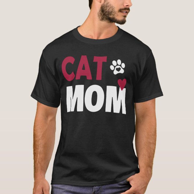 Camisa Vintage de Gata Mãe com Design Desgastado - (Frente)