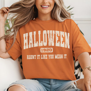 Camisa Vintage de Halloween, Camisa de Citação Fan