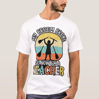 Camisa Vintage de Halloween de Professora Engraçad