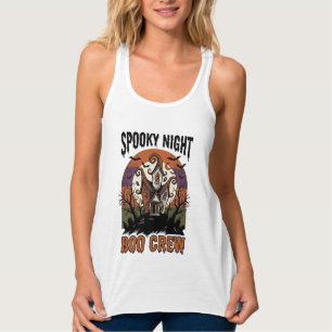 Camisa Vintage de Halloween Noite Assombrada Casa
