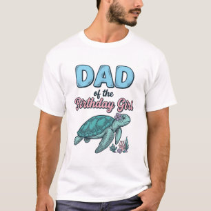 Camisa Vintage de Tartaruga Marinha Pai da Garota 