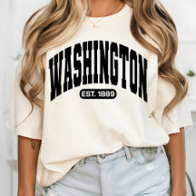 Camisa Vintage de Washington, Presente Patriótico 
