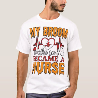 Camisa Vintage Engraçada de Enfermeira no Hallowee