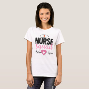Camisa Vintage Equipe de Enfermagem Presente de