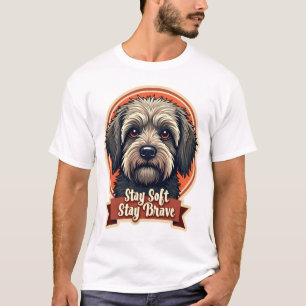 Camisa Vintage Estilo Resgate Cachorro Triste Retr