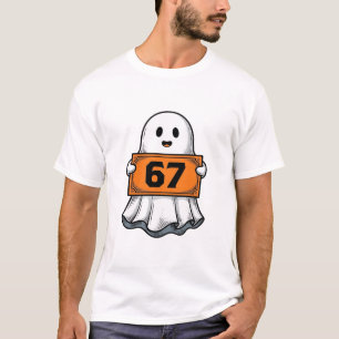 Camisa Vintage Fantasma Número 67 Design de Hallow