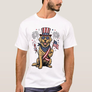 Camisa Vintage Fogueira Retriever Dourado Patrióti