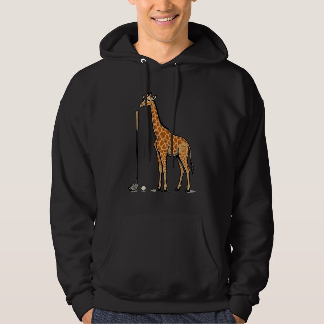 Camisa Vintage Giraffe Golf Vector Gravura Desi (Frente)