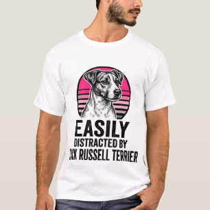 Camisa Vintage Jack Russell Terrier Facilmente Dis