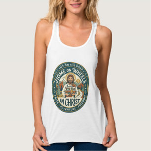 Camisa Vintage Jesus RV Camper Life Gráfico Cristã