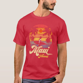 Camisa Vintage Maui Havaí Havaiano Praia Surf 70 
