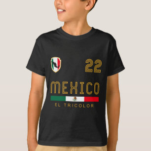 Camisa Vintage México Futebol Bandeira Presente pa