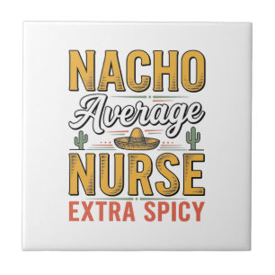 Camisa Vintage Nacho Average Nurse Extra Spicy Des