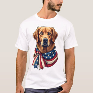 Camisa Vintage Old Glory Golden Retriever 2