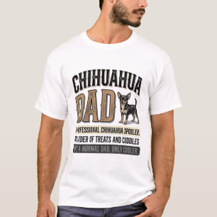 Camisa Vintage para Pai de Chihuahua Amante de Cãe