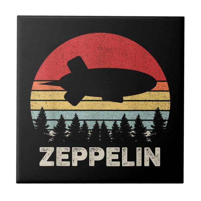 Camisa Vintage Retro Zeppelin Dirigible Aeróstato (Frente)