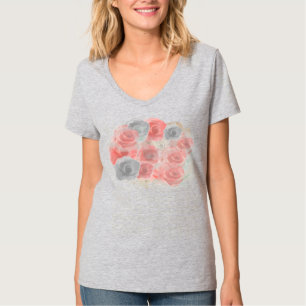 Camisa Vintage Rosa T para a Mulher
