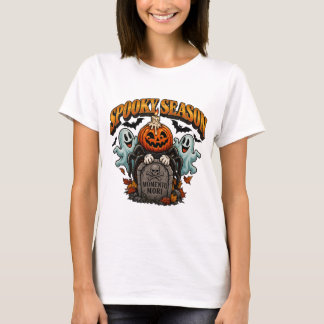 Camisa Vintage Spooky Season Halloween, Camisa Ret